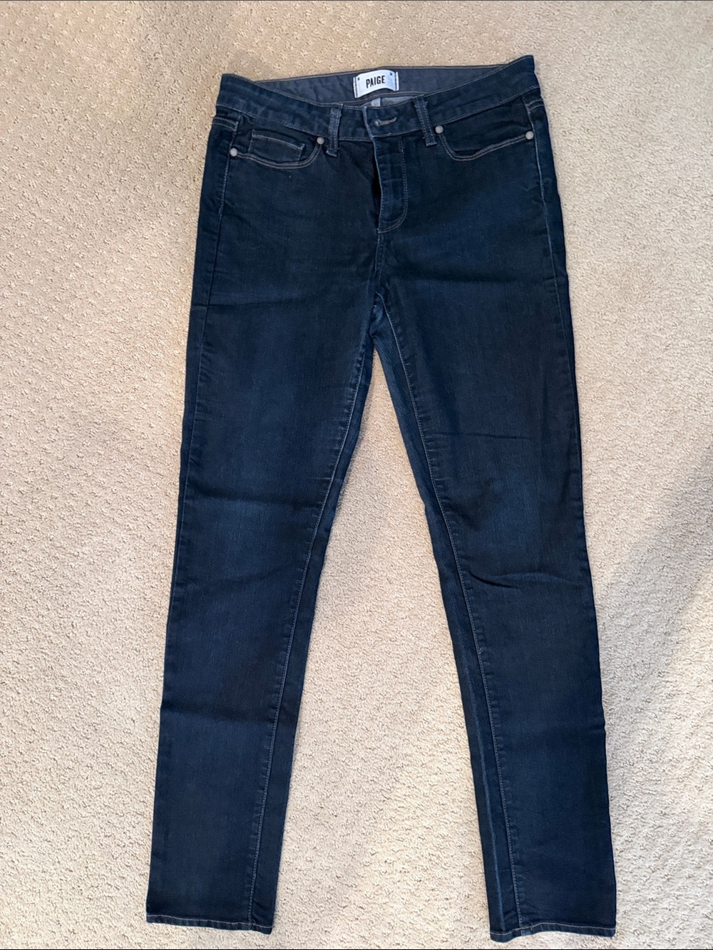 PAIGE Women’s Dark Indigo Skinny Jeans